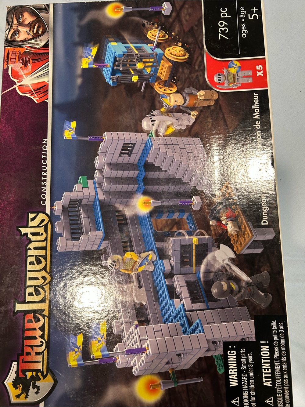 True Legends Construction Dungeon of Doom Building Set 739 Pieces Toys R Us